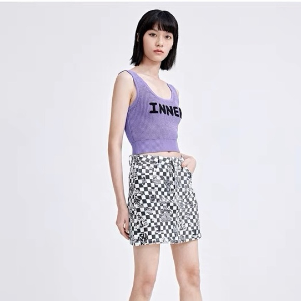 McQ Denim Mini Skirt
